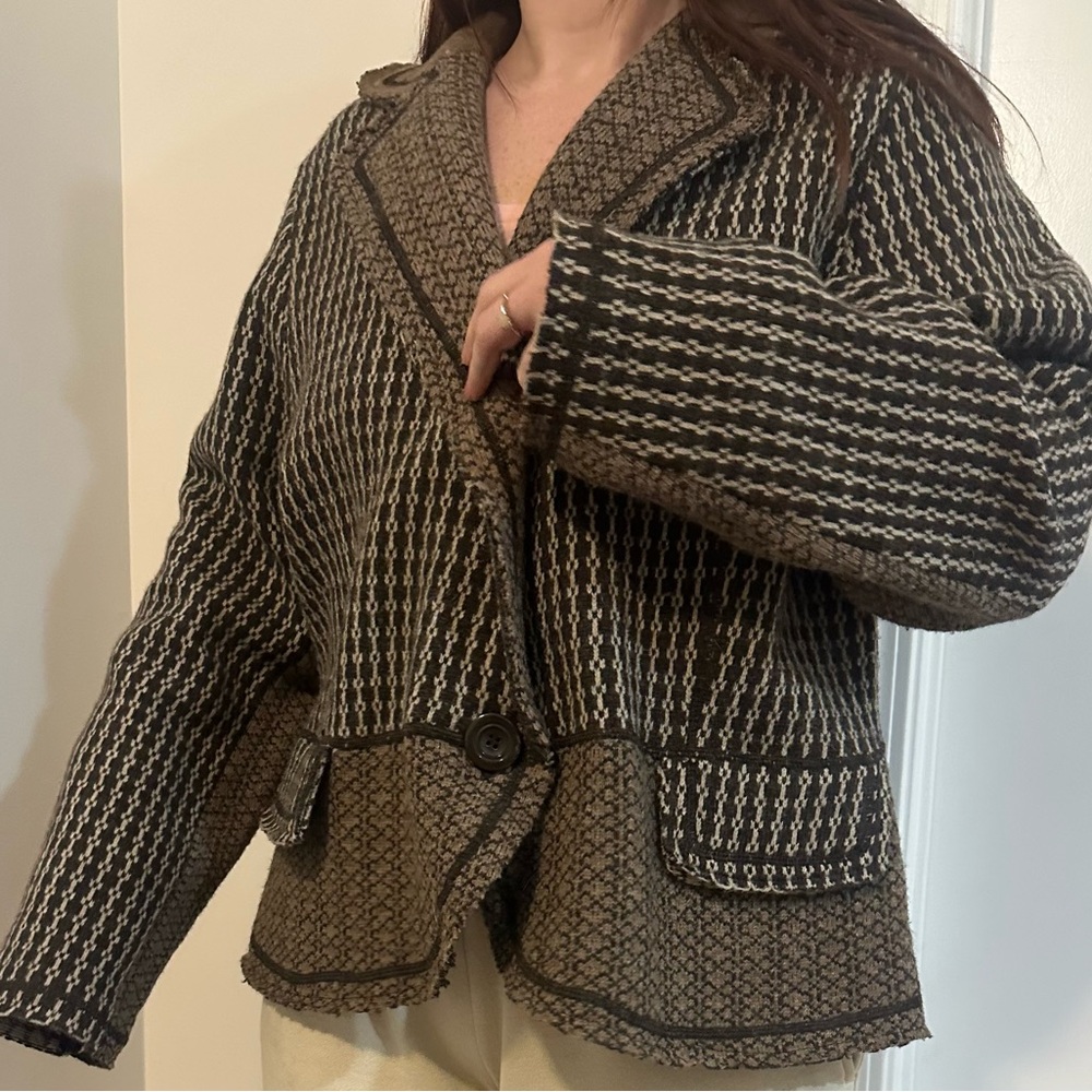 Nine West 100% Lamb Wool Jacket